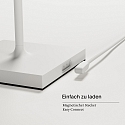 SIGOR Batteri bordlampe NUINDIE firkantet, CCT Switch, d�mpbar IP54, snehvide d�mpbar