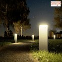 SIGOR LED Cordless Solar luminaire NUSOLAR with sensor, IP54, height 34cm, 2.2W 2700K 151lm, anthracite