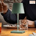 battery table lamp NUINDIE MINI round, CCT Switch, dimmable IP54, bronze anodised dimmable
