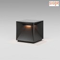 SIGOR battery table lamp NUTALIS IP54, night black dimmable