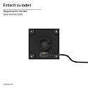SIGOR Batteri bordlampe NUTALIS MINI IP54, nat sort d�mpbar