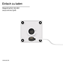 SIGOR Batteri bordlampe NUTALIS MINI IP54, snehvide d�mpbar