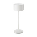 Batteri bordlampe VELUNA IP44, snehvide d�mpbar
