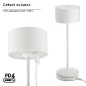 SIGOR Batteri bordlampe VELUNA up / down, CCT Switch, s�t med 1, med touch-d�mper IP44, snehvide d�mpbar