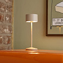SIGOR Batteri bordlampe VELUNA up / down, CCT Switch, s�t med 1, med touch-d�mper IP44, dune beige d�mpbar