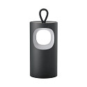 Batteri bordlampe LUNARI IP44, nat sort d�mpbar