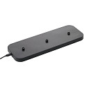 SIGOR Opladningsstation FACETTA & VELUNA 3-fold, sort