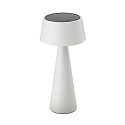 Batteri bordlampe SOLINO IP44, snehvide d�mpbar