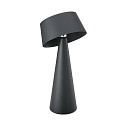 SIGOR Batteri bordlampe SOLINO IP44, grafit gr� d�mpbar