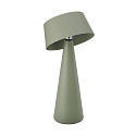 SIGOR Batteri bordlampe SOLINO IP44, salviegr�n d�mpbar