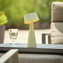 SIGOR Batteri bordlampe SOLINO IP44, salviegr�n d�mpbar