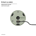 SIGOR Batteri bordlampe NUDROP CCT Switch, med touch-d�mper IP54, salviegr�n d�mpbar