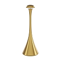 Batteri bordlampe NUDROP CCT Switch, med touch-d�mper IP54, guld d�mpbar