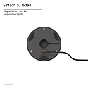 SIGOR Batteri bordlampe NUDROP MINI IP54, nat sort d�mpbar