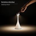 SIGOR Batteri bordlampe NUDROP MINI IP54, salviegr�n d�mpbar