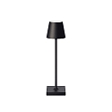 battery table lamp NUINDIE POCKET USB-C round, CCT Switch, with touch dimmer IP54, night black dimmable