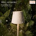 SIGOR battery table lamp NUINDIE POCKET IP54, dune beige dimmable