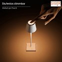 SIGOR battery table lamp NUINDIE POCKET IP54, sage green dimmable
