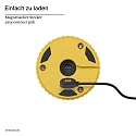 SIGOR Batteri bordlampe NUFLAIR CCT Switch, med touch-d�mper, perforeret IP54, solgul d�mpbar