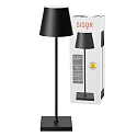 Batteri bordlampe NUINDIE USB-C rund, CCT Switch, med touch-d�mper IP54