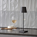 Batteri bordlampe NUINDIE USB-C rund, CCT Switch, med touch-d�mper IP54
