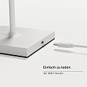 SIGOR battery table lamp NUINDIE MINI USB-C round, CCT Switch, with touch dimmer IP54, snow white dimmable