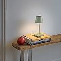 SIGOR battery table lamp NUINDIE MINI USB-C round, CCT Switch, with touch dimmer IP54, sage green dimmable