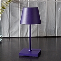 Batteri bordlampe NUINDIE MINI USB-C rund IP54, bronze anodiseret d�mpbar