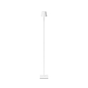 Batteri standerlampe NUINDIE USB-C rund IP54, snehvide d�mpbar