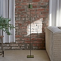SIGOR battery floor lamp NUINDIE USB-C round IP54, pine green dimmable