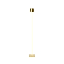 Batteri standerlampe NUINDIE USB-C up / down, med USB tilslutning, CCT Switch, med touch-d�mper IP54, guld d�mpbar