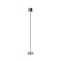 battery floor lamp NUINDIE USB-C round IP54, bronze dimmable