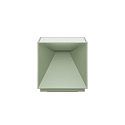 battery table lamp NUTALIS IP54, sage green dimmable