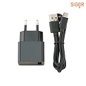 charging cable NUINDIE USB-C, black