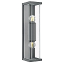 Udend�rs wall luminaire NULATERN MINI DOUBLE E27 IP54, antracit d�mpbar