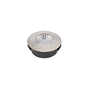 Indbygningslampe DILED 60 flad, stiv, Dim-To-Warm IP30, st�l d�mpbar 5W 300lm 2100-2700K 36� 36� CRI 95
