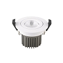 Indbygningslampe DILED 68 svingbar IP20, hvid d�mpbar 10W 640lm 3000K 36� 36� CRI 95