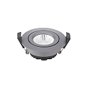 Indbygningslampe DILED 68 svingbar, Dim-To-Warm IP30, antracit d�mpbar 6W 360lm 2100-2700K 36� 36� CRI 95