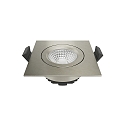 Indbygningslampe DILED firkantet IP20, st�l d�mpbar 6W 370lm 2700K 45� 45� CRI 95