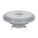 LED Reflektorp�re LUXAR AR111, 12V, � 11.1cm / L 5.5cm, G53, 7.4W 2700K 450lm 40�, CRI>90, d�mpbar