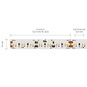 SIGOR LED Strip DIM TO WARM LED, 8,6W/m, 3000-2300K, 5m, 224 LED/m, IP20, 24V, 570lm, Ra90