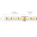 SIGOR LED Strip RGB/TW, 20W/m, RGB/2300+6500K, 5m, 210 LED/m, IP20, 24V, 1662lm, Ra80