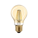 LED Filament light bulb NORMAL A60 GOLD, 230V, Ø 6cm / L 10.4cm, E27, 7W 2500K 720lm 300°, dimmable, gold / clear
