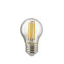 LED Filament lyskilde BOLD, 230V, � 4.5cm / L 7.8cm, E27, 4.5W 2700K 470lm 300�, d�mpbar, klar