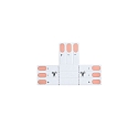 T/hj�rneplade 10mm TW