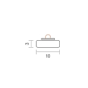 SIGOR Alu monteringsskinne 10 - til LED Strips op til 1cm bredde, l�ngde 100cm