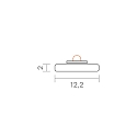 SIGOR Alu monteringsskinne 12 - til LED Strips op til 1.22cm bredde, l�ngde 200cm