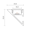 SIGOR V�gprofil UP OR DOWN 12 - til LED Strips op til 1.22cm bredde, l�ngde 200cm