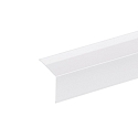 Cover for Corner profile 20, square, length 100cm, opal