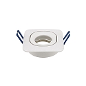 Indbygningslampe svingbar GU5,3 IP20, hvid